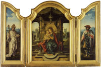 Workshop of Pieter Coecke van Aelst The Virgin and Child Enthroned