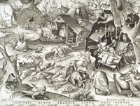 Pieter van der Heyden after Pieter Bruegel - Sloth