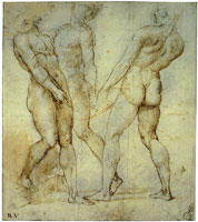 Raphael Three Nude Bearers