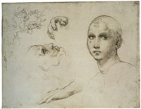 Raphael Studies for the Holy Trinity at S. Severo