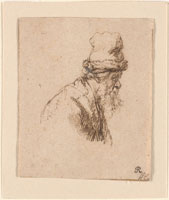 Rembrandt Bearded Old Man in a High Fur Cap