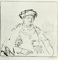 Rembrandt Elderly Man Wearing a Cap