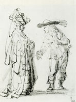 Rembrandt Lady and Cavalier Conversing