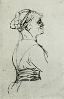 Rembrandt Woman in Profile