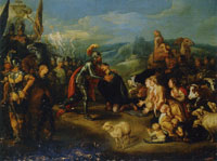 Simon de Vos The Meeting of Esau and Jacob