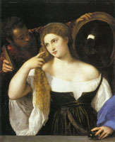 Titian Woman with a mirror