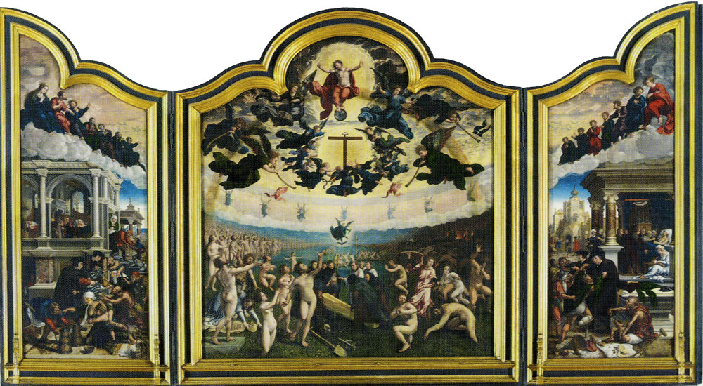 Bernart van Orley - The Last Judgment triptych