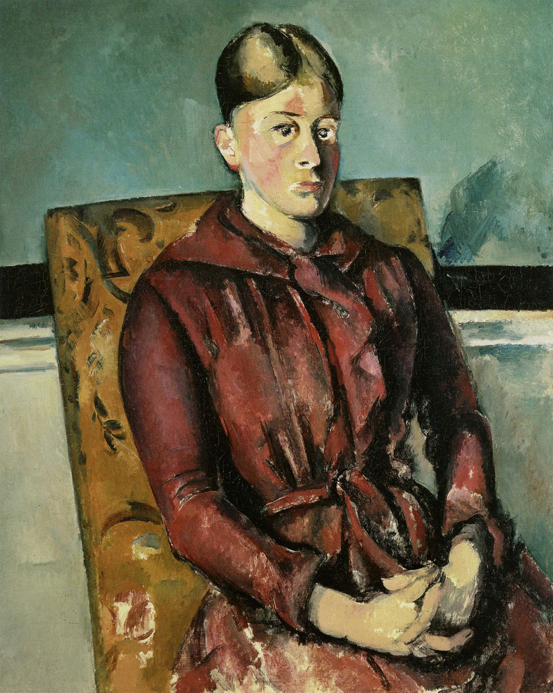 Paul Cézanne - Madame Cezanne in a Yellow Chair