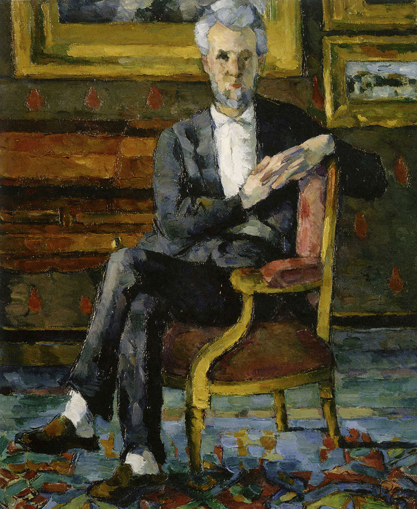 Paul Cézanne - Portrait of Victor Chocquet Seated
