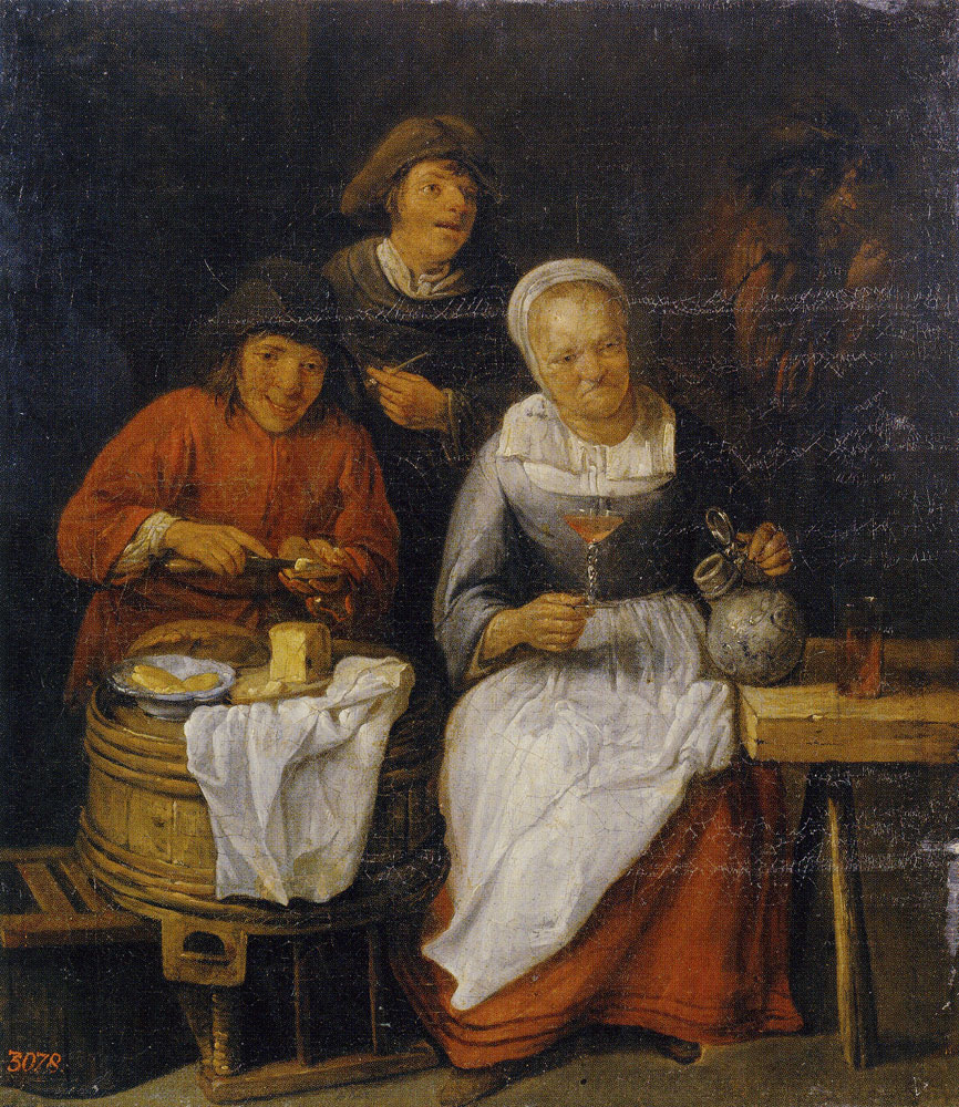 Gilles van Tilborch - Peasants Eating