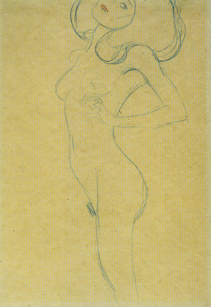 Gustav Klimt - Standing Female Nude