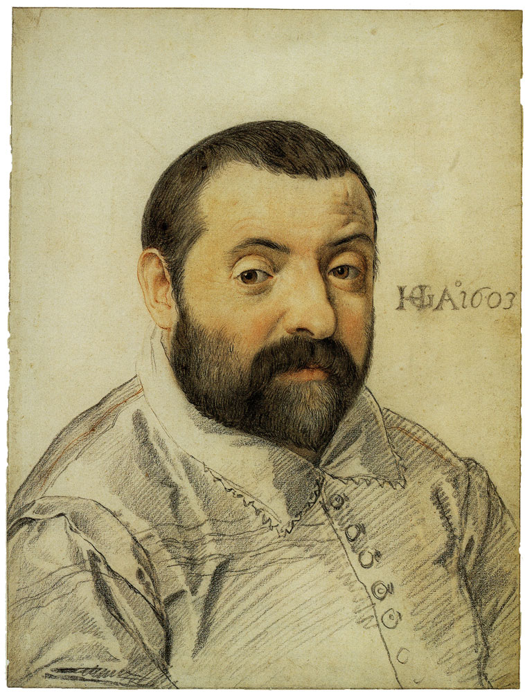 Hendrick Goltzius - Portrait of Jacopo Palma il Giovane
