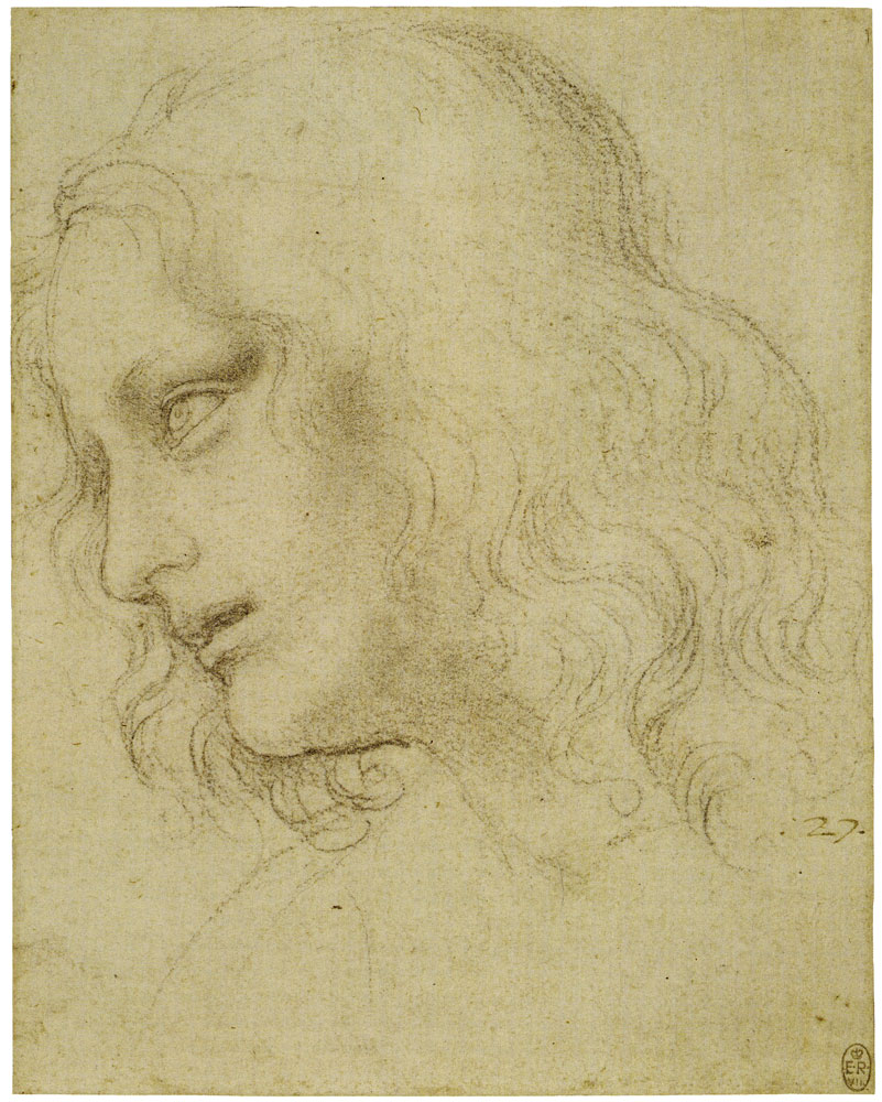 Leonardo da Vinci - Head of a Youth