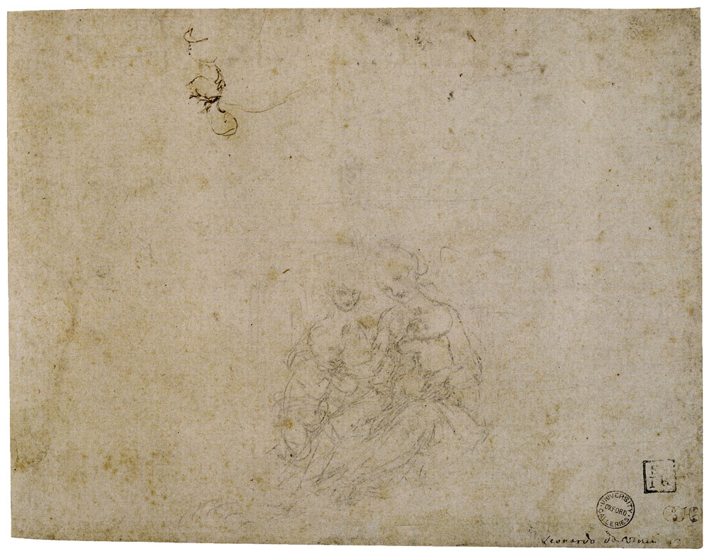 Leonardo da Vinci - Virgin and Child with te Infant Saint John the Baptist and an Angel