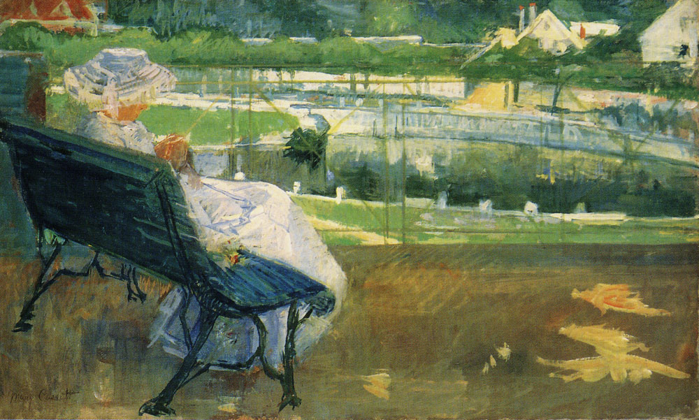 Mary Cassatt - Lydia Seated on a Terrace Crocheting