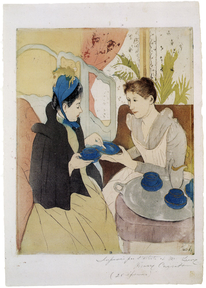 Mary Cassatt - The Visit