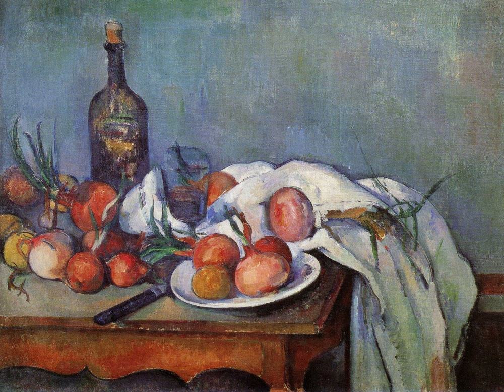 Paul Cézanne - Nature morte aux oignons