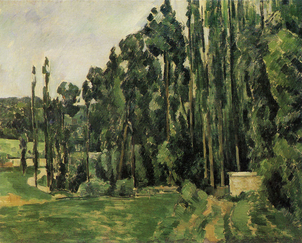 Paul Cézanne - Poplar Trees