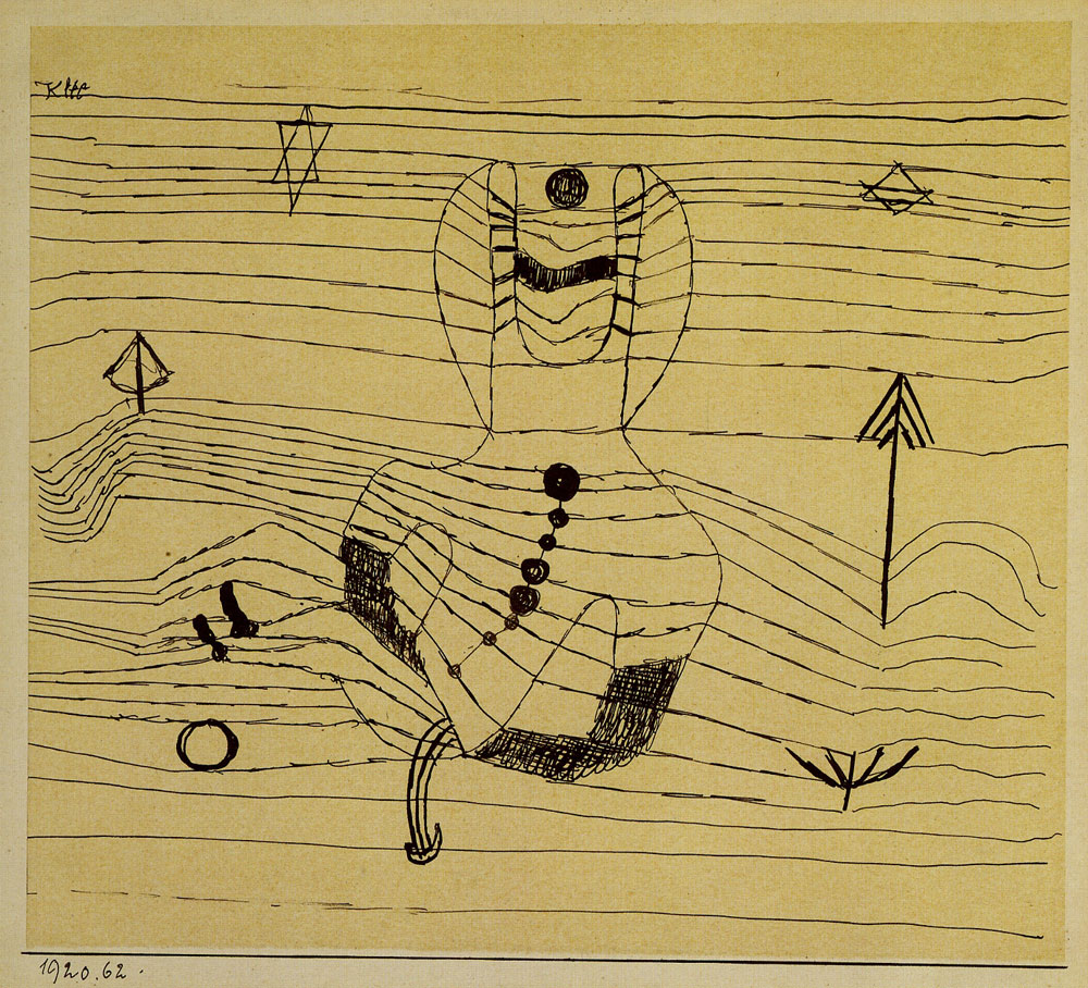 Paul Klee - Rider Unhorsed and Bewitched
