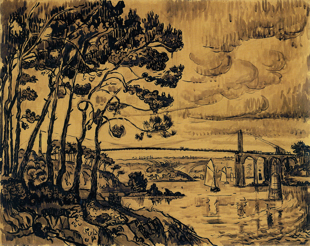 Paul Signac - The Bridge, Lézardrieux
