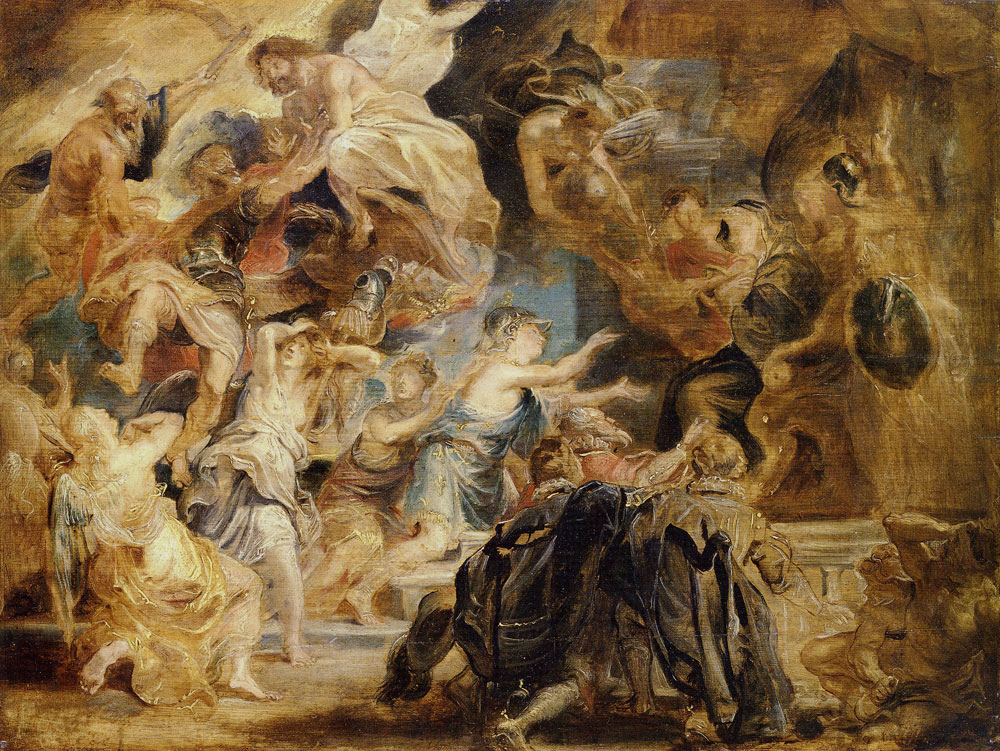 Peter Paul Rubens - The Death of Henry IV and the Proclamation of the Regency
