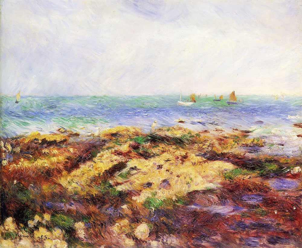 Pierre-Auguste Renoir - Low Tide at Yport