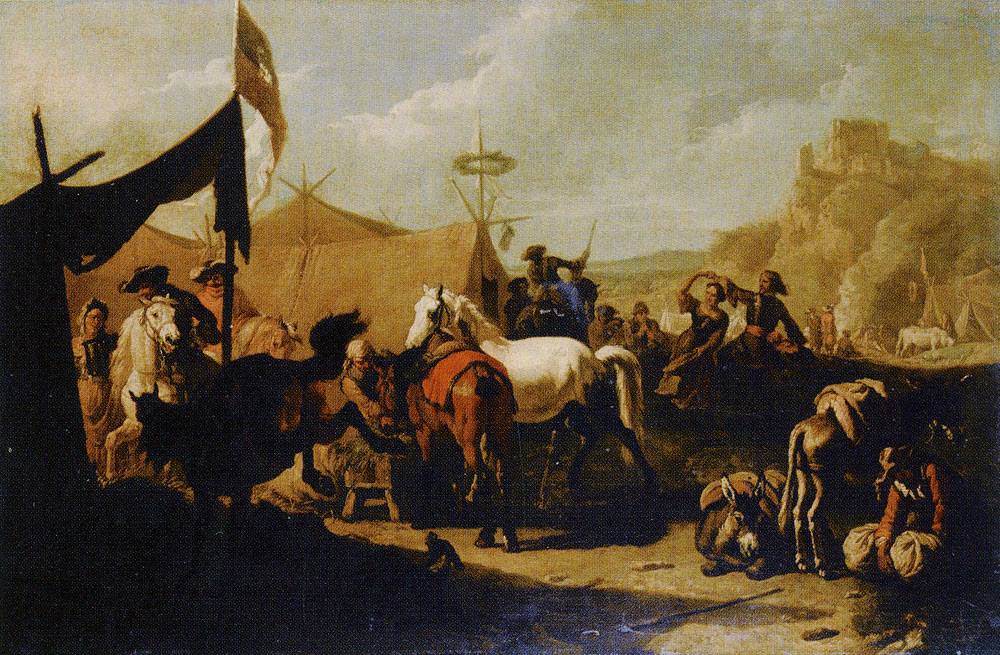 Pieter van Bloemen - Camp
