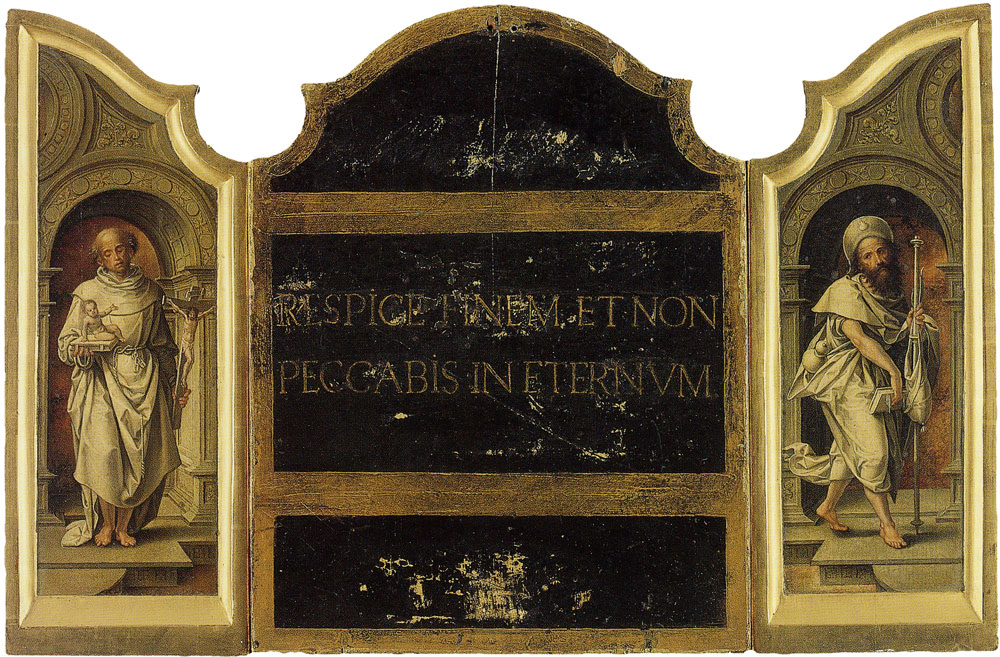 Workshop of Pieter Coecke van Aelst - Reverse of The Virgin and Child Enthroned