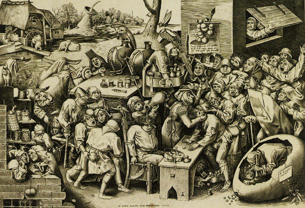 Pieter van der Heyden after Pieter Bruegel - The stone operation