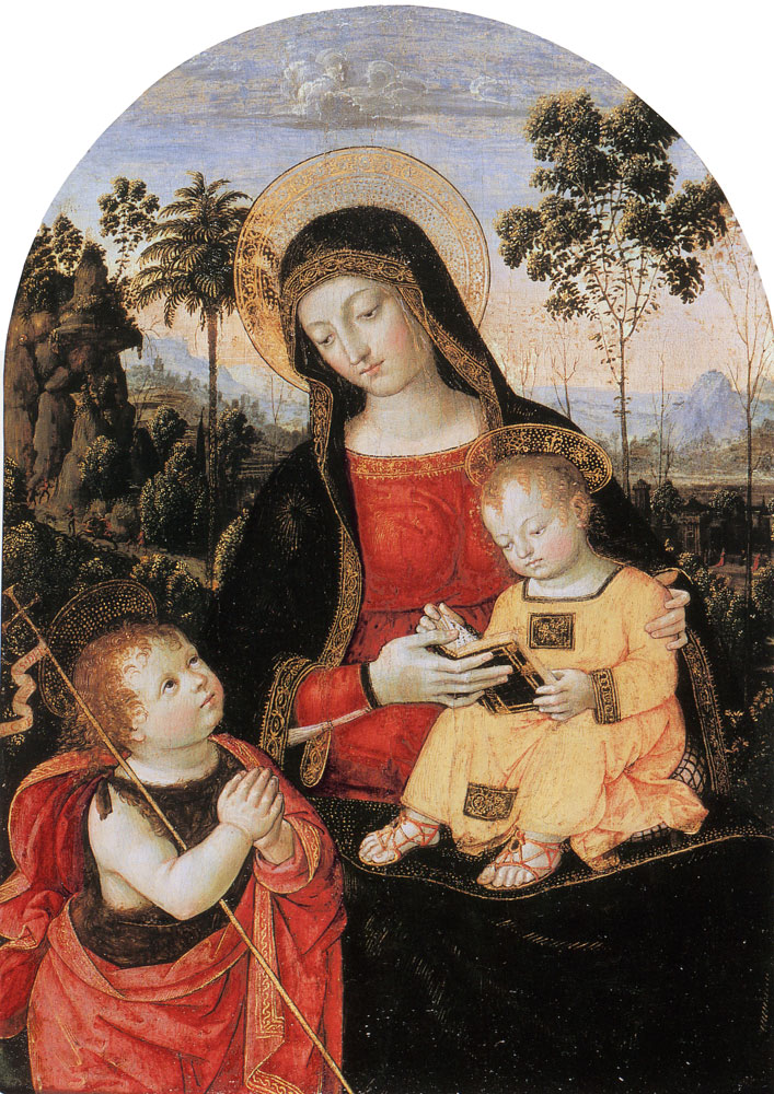 Pintoricchio - The Virgin and Child with Saint John the Baptist