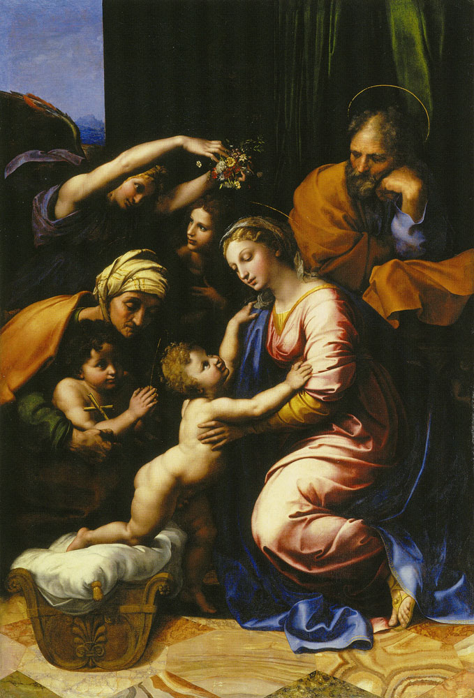 Raphael and workshop - The Holy Family of Francis I