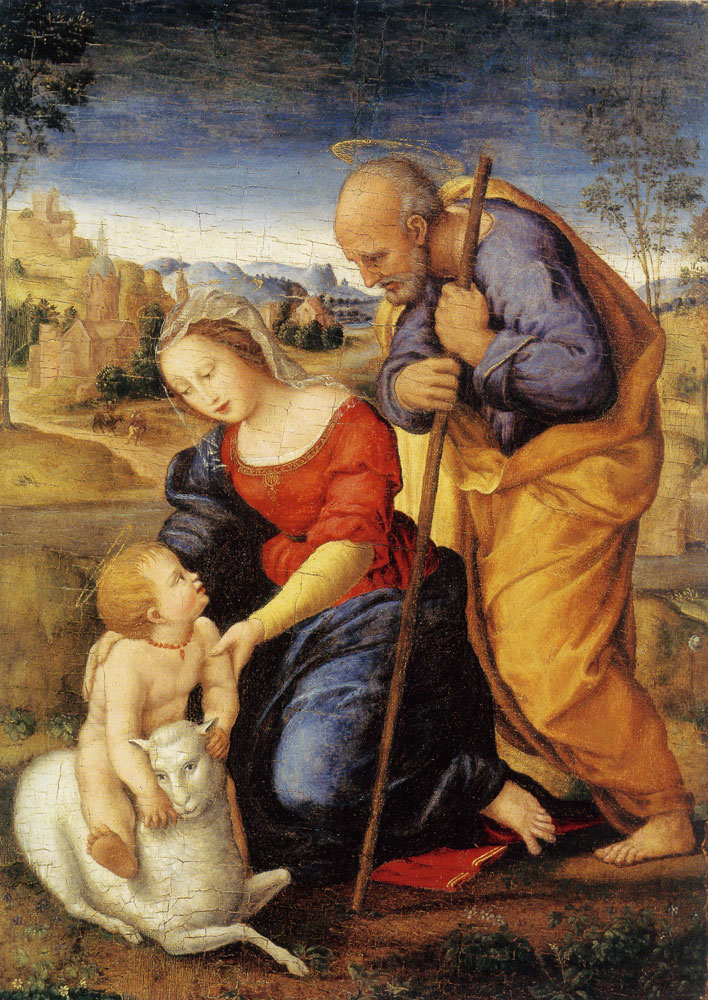 Raphael - Holy Family with the Lamb