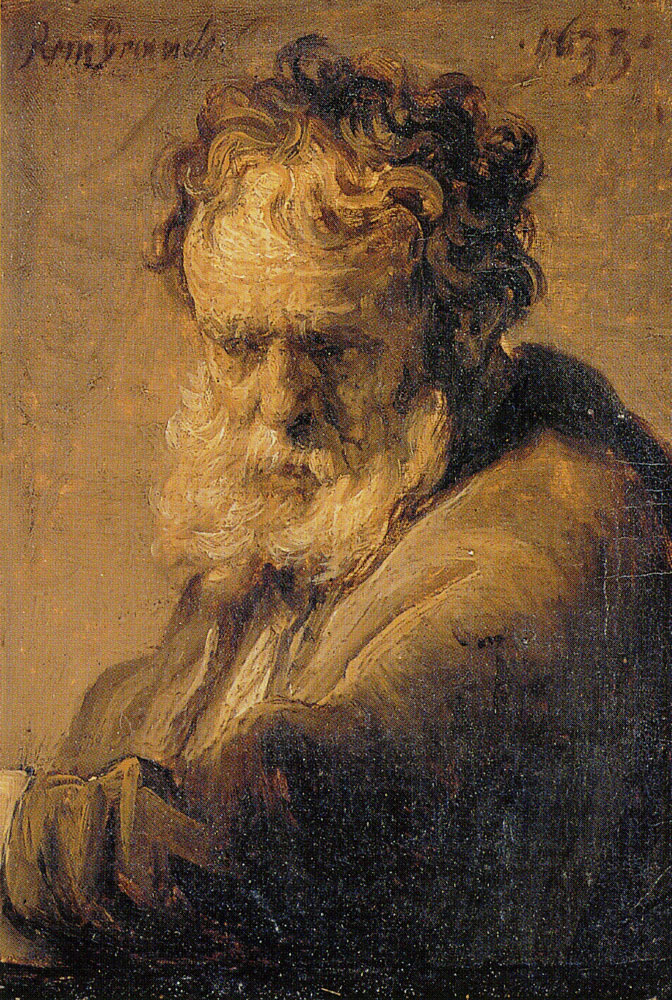 Rembrandt - Bust of an Old Man