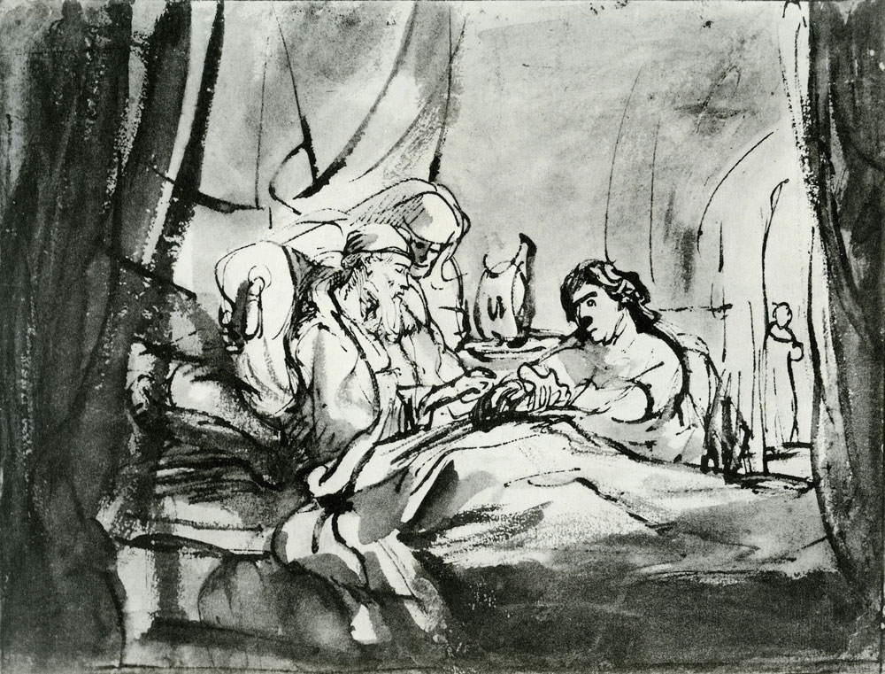 Rembrandt - Isaac Blessing Jacob