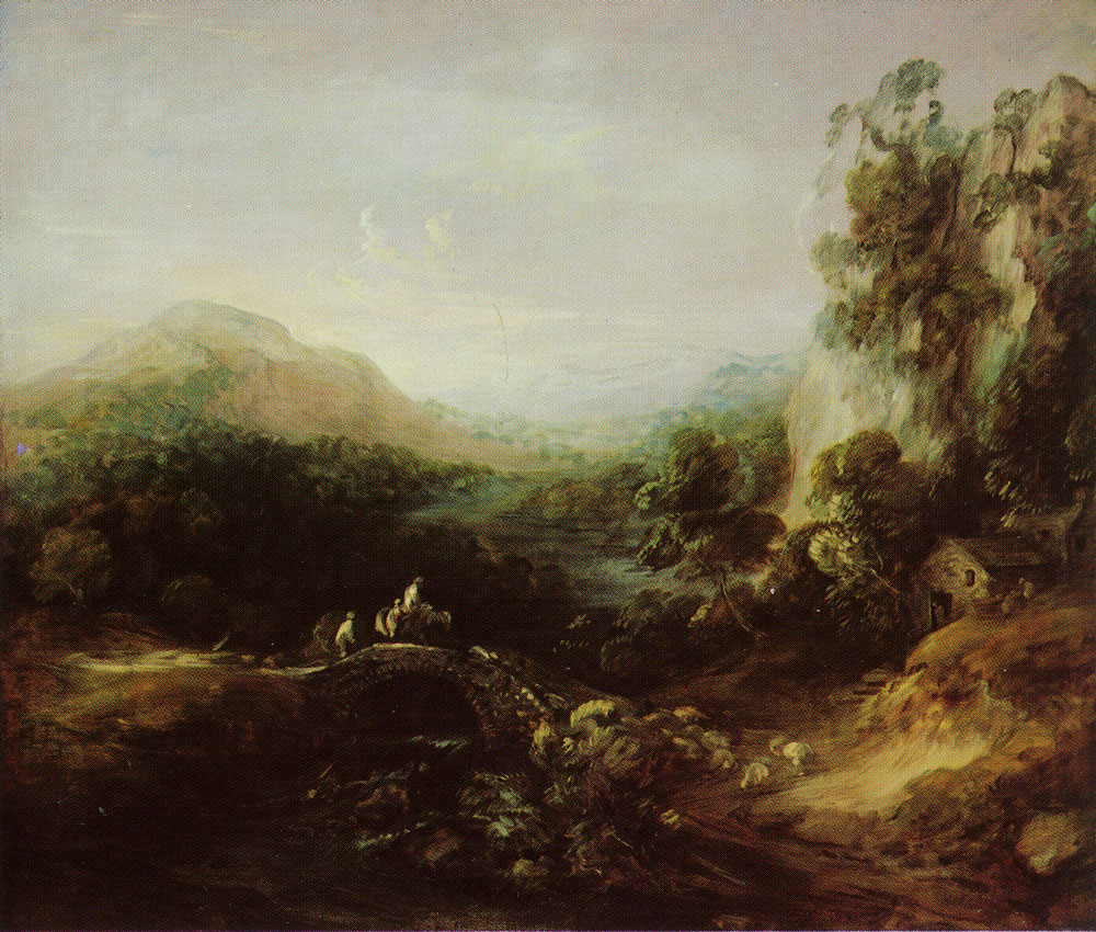 Thomas Gainsborough - Landscape with a Bridge