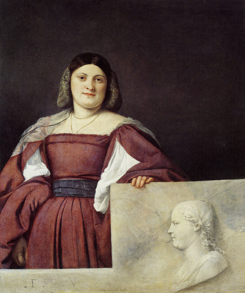 Titian - Portrait of a Lady ('La Schiavona')