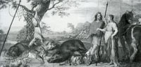 Abraham van Diepenbeeck, Pieter Boel and Hendrik Snyers Hunting Trophies