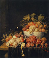 Adriaen van Utrecht Still-Life with Grapes