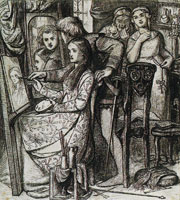 Dante Gabriel Rossetti Love's Mirror