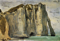 Eugène Delacroix Cliffs of Étretat