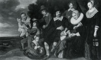 Frans Hals Family Group in a Landscape