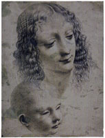 Giovanni Antonio Boltraffio Heads of the Virgin and Child