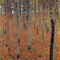 Gustav Klimt Birch Forest I