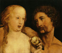 Hans Holbein the Younger Adam and Eve