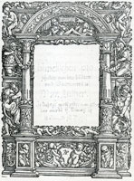Hans Holbein the Younger Title Page with Orpheus and Hercules