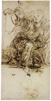 Leonardo da Vinci A Kneeling Angel