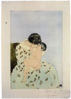 Mary Cassatt The Kiss