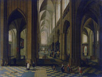 Peeter Neeffss II Interior of Antwerp Cathedral