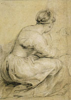 Peter Paul Rubens Young Woman Crouching