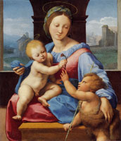 Raphael The Virgin and Child with the Infant Baptist ('The Garvagh Madonna')